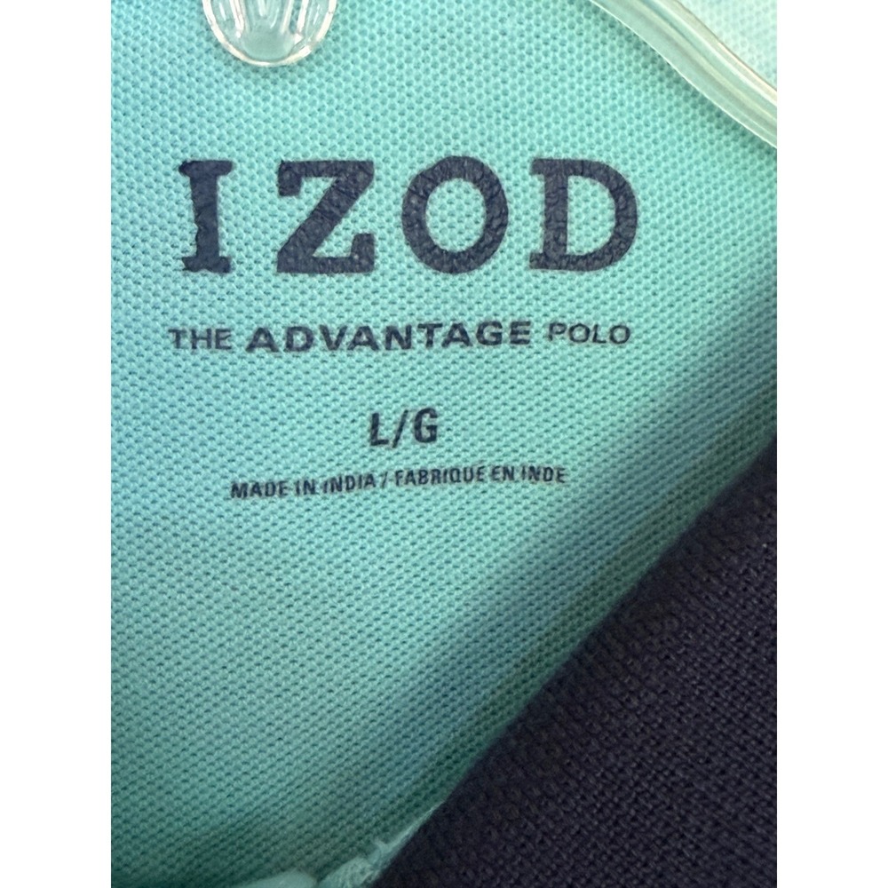 Lot of 2 IZOD Mens The Advantage Golf Polo Shirts Large great condition - Picture 3 of 5